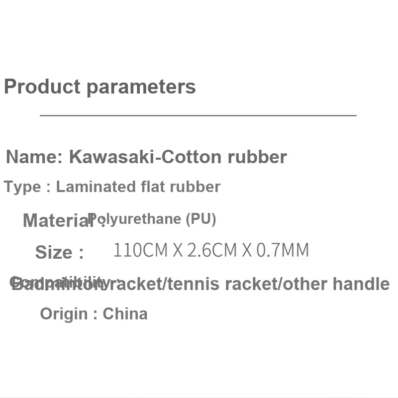 Kawasaki Badminton Grip Tape PU Polyurethane Thin-19