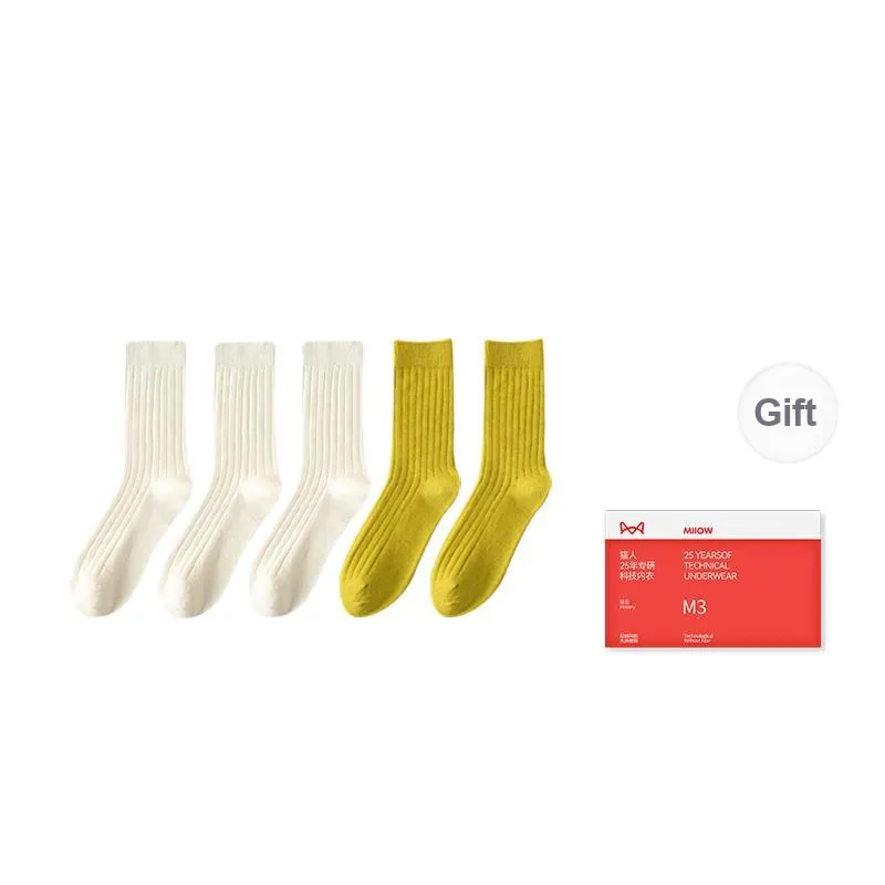 MIIOW Trend Party Series Mid Calf Socks Women's Combo Set-9