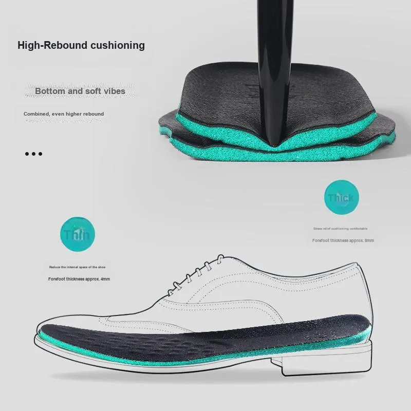 Maigaole Cow Leather Insoles Unisex-2