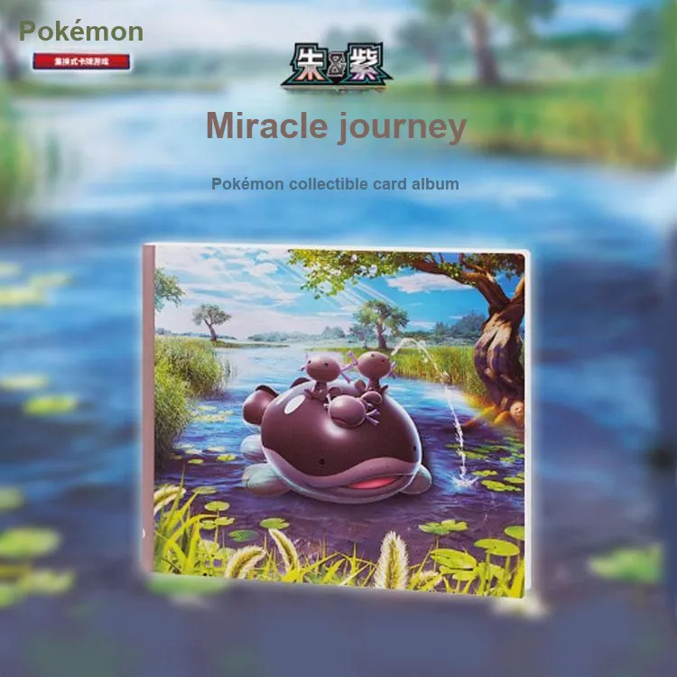 POKEMON Collectible Trading Card Game PTCG Miracle Journey, Collectible Card Album Card Accessories Whole Box-2