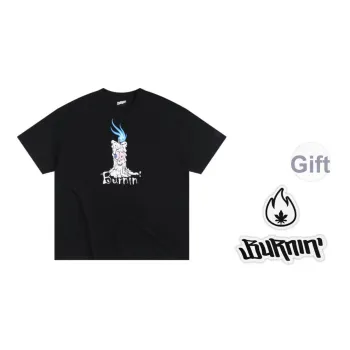 BURNIN T Shirts Unisex Black