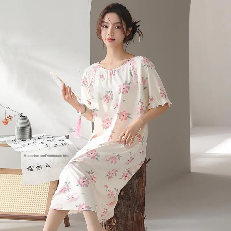 XIA.WA.ZHI.XIU Nightgown Women's Gift Box Set-2