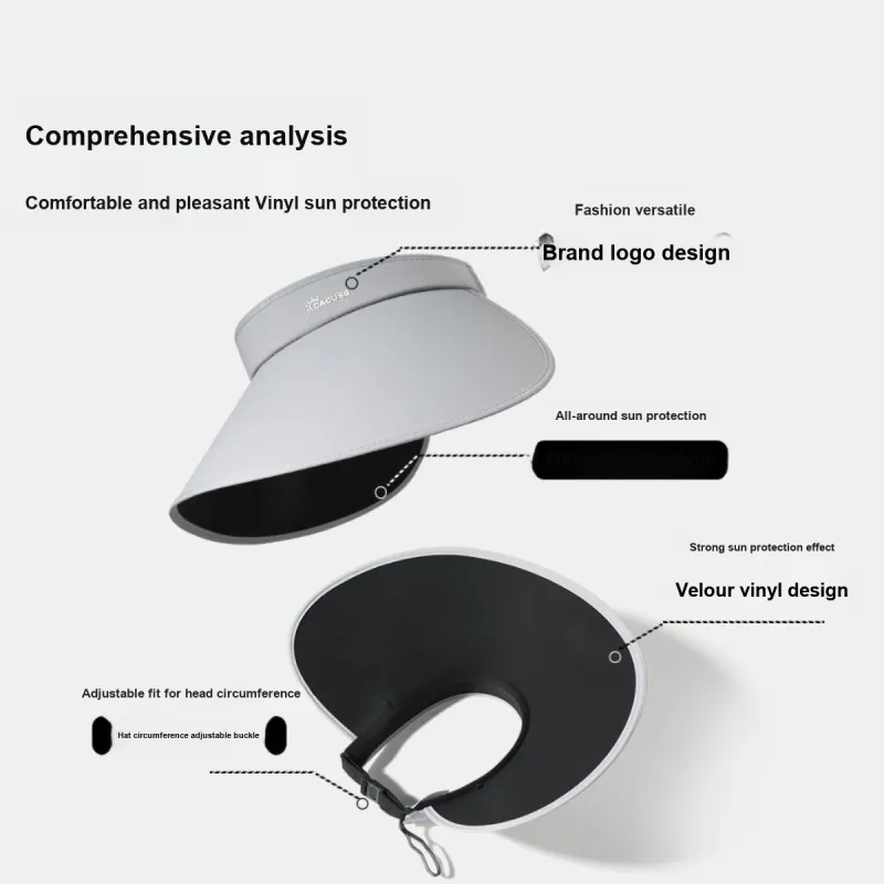 CACUSS Junior Polyester Sun Protection Hats Women's-7
