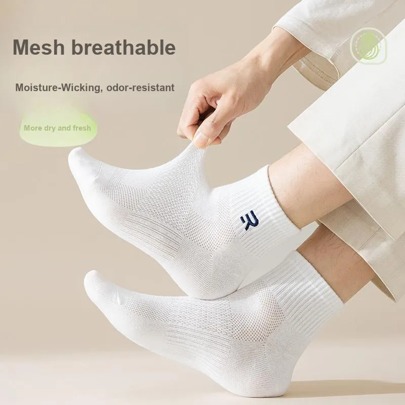 Moremoli Mid Calf Socks Men's 4 Pack-6