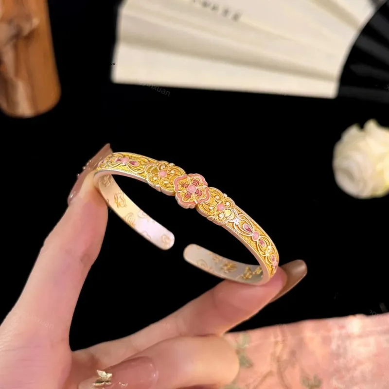 YINI Pure Silver 999.9 Bangles Women's-3