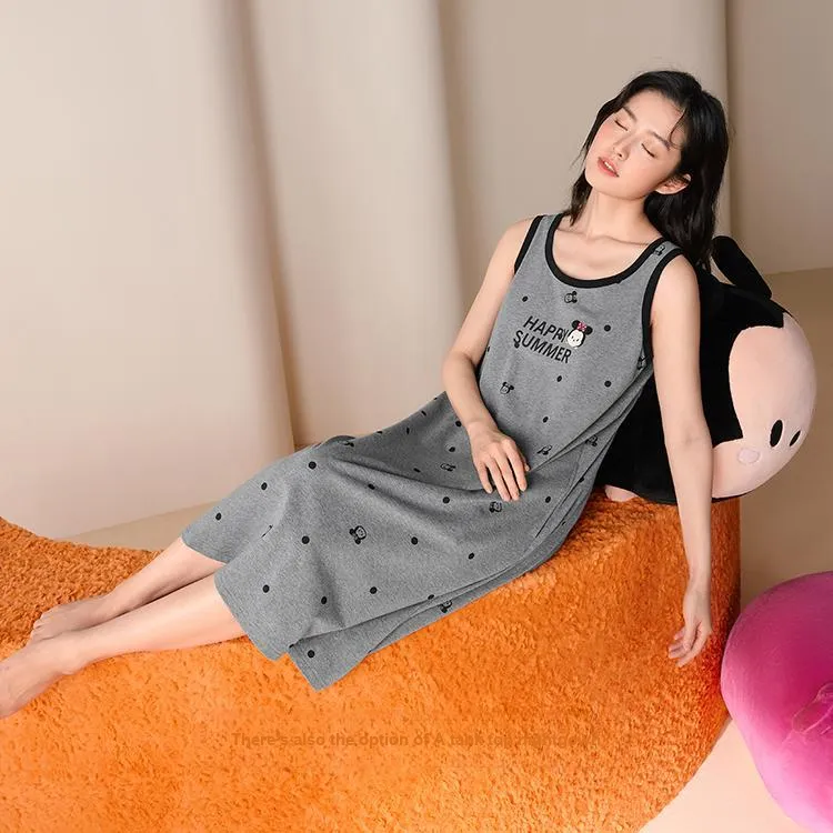 JINGYUN x Disney Pajama Set Women's Starlight Gray-4