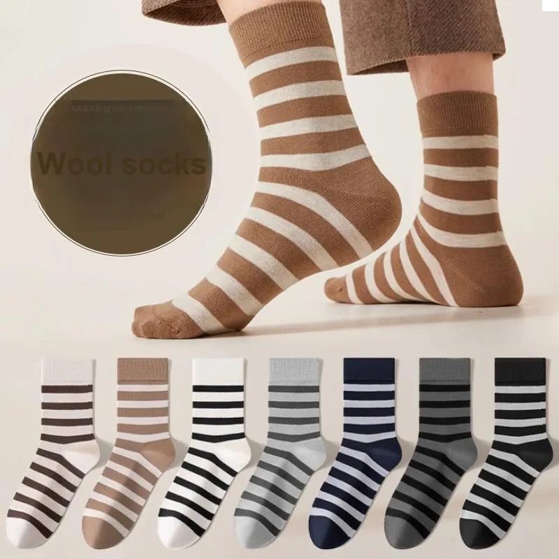 MIIOW Mid Calf Socks Men's 5 Pack-23
