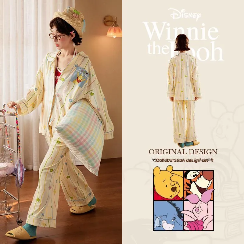 Gongdie x Disney Pajama Set Women's Gift Box Set Apricot-1