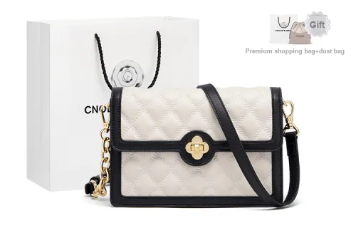 CNOLES Shoulder Bags Off White With Black