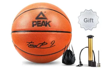 PEAK PU Basketball Orange Size 7 Ball Training Unisex