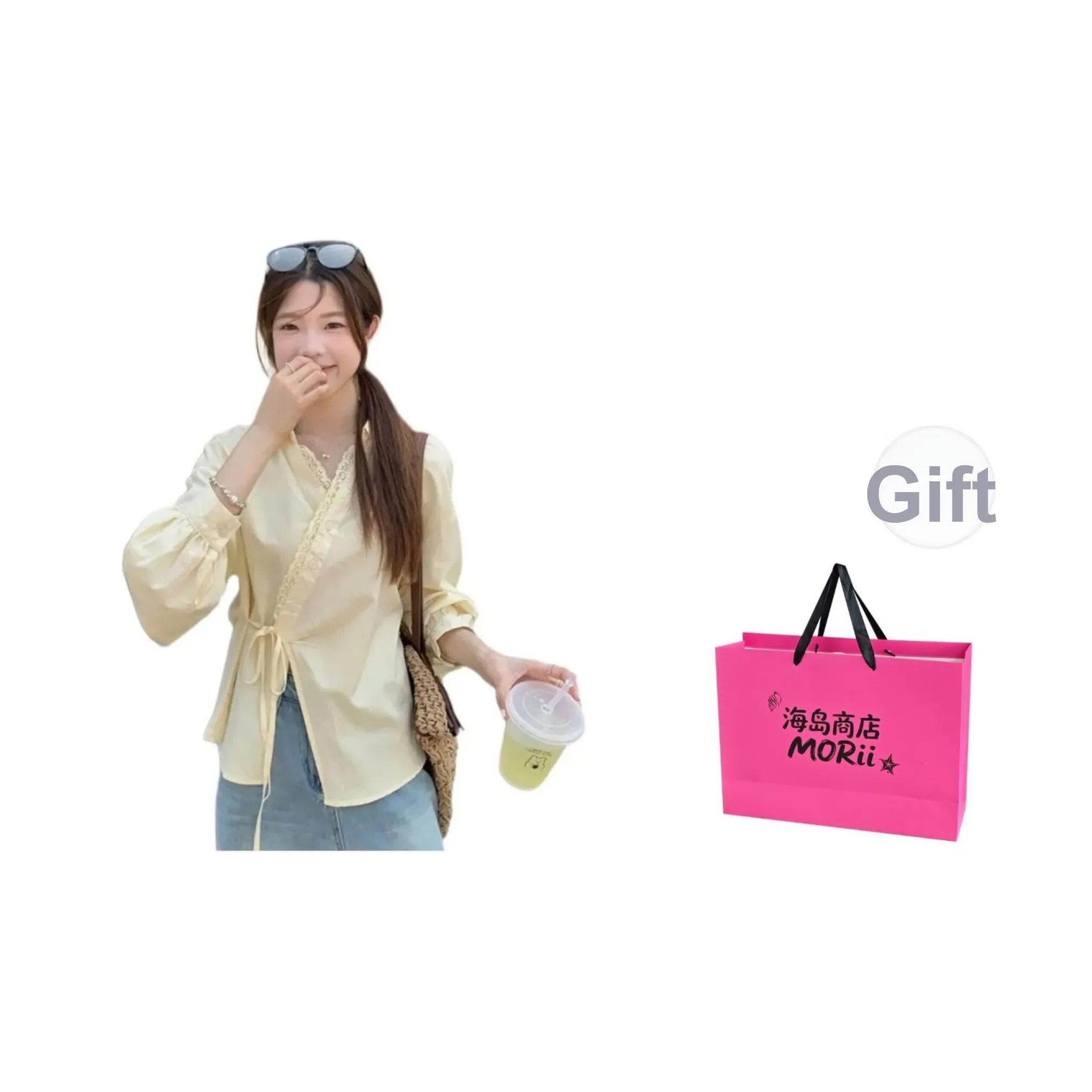 MORii Желтые Женские Рубашки