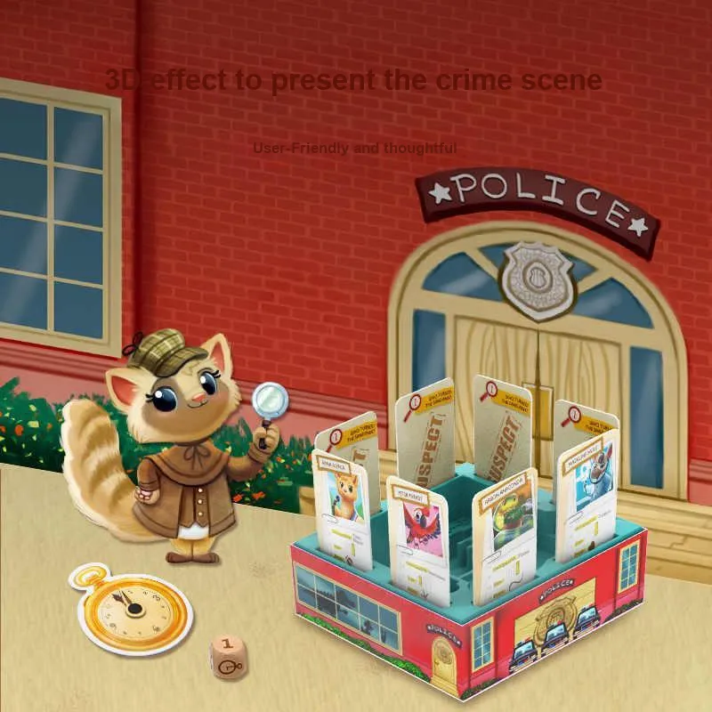 One Moment Pavilion Detective Charlie Puzzle Toy Immersive Exploration Board Games-1