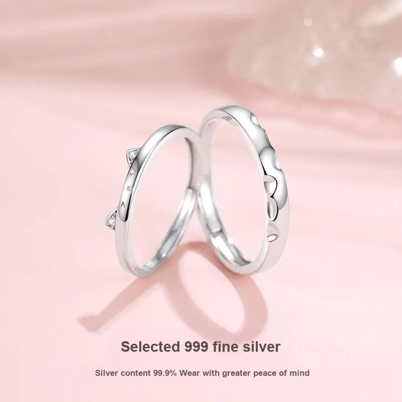 CHOW TAI KING 999 Fine Silver Rings Unisex-3