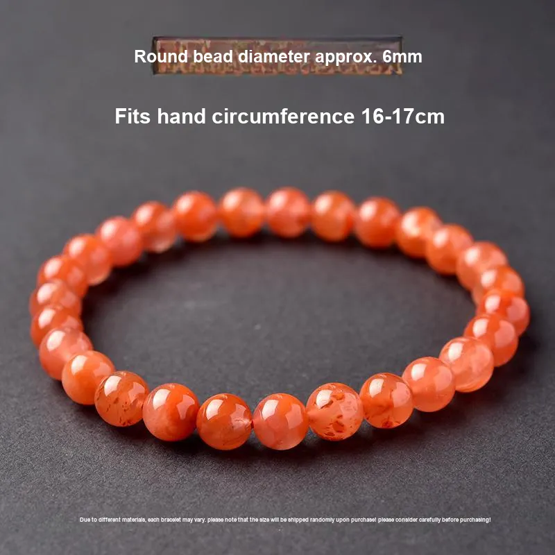 Lingfei South Red Agate Bracelets Women's-2