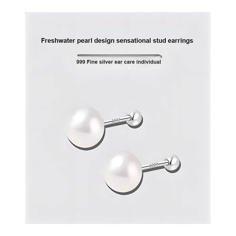 Daisy Dream 999 Fine Silver Stud Earrings Women's-3