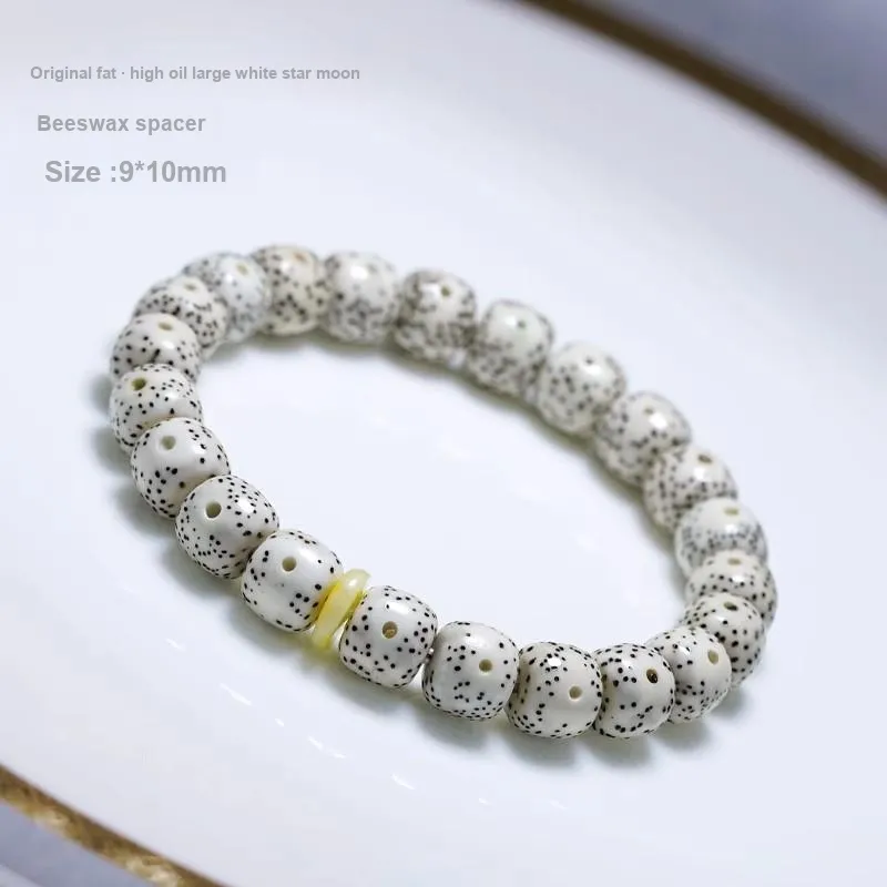 FANGYUANXIAOFU Star Moon Bodhi Seeds Bracelets Unisex-15