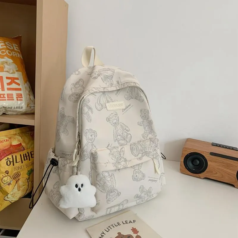 Yalu Nylon Backpack Unisex Multicolor-4