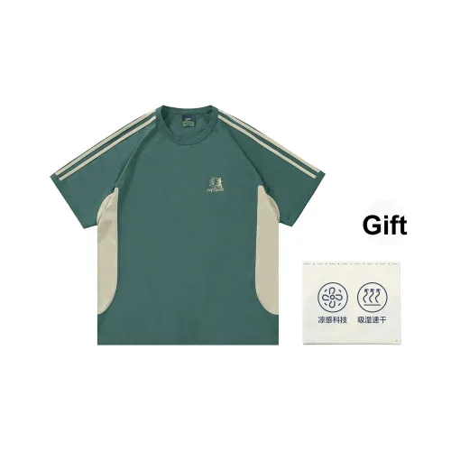 714STREET Кожа Friendly Круглый вырез Ультра Легкий Устойчивый к морщинам Рубашка Унисекс