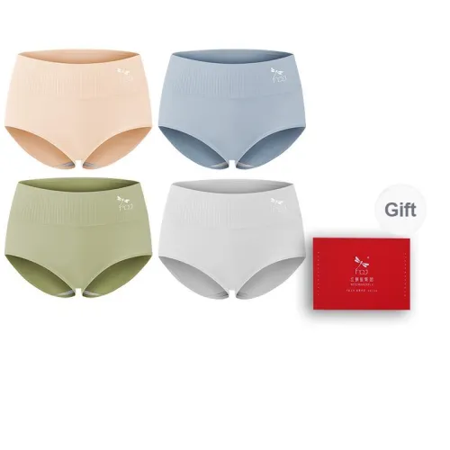 RED DRAGONFLY Cotton Panties Women's Box 4 Pack