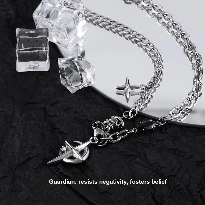 NIGHT RIDER DRIGINAL Titanium Steel Necklaces Men's-2
