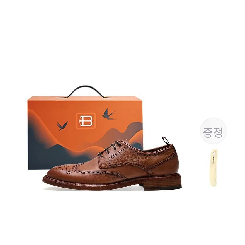BOSSSUNWEN Dress Shoes Men's Brown