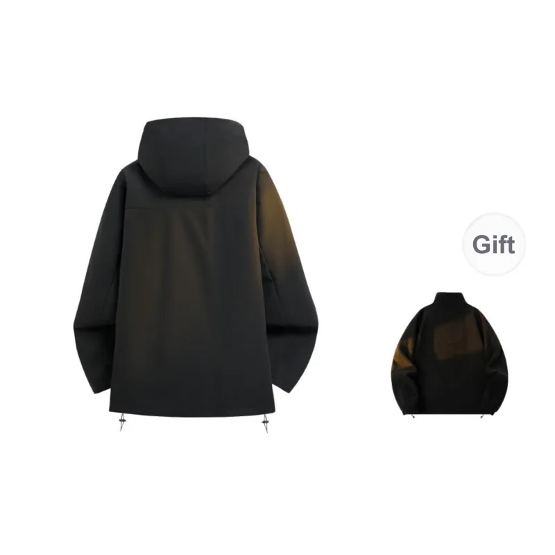 PAUL COSTELLOE Keep Warm From The Wind Windbreaker Jacket Unisex Includes Liner-16