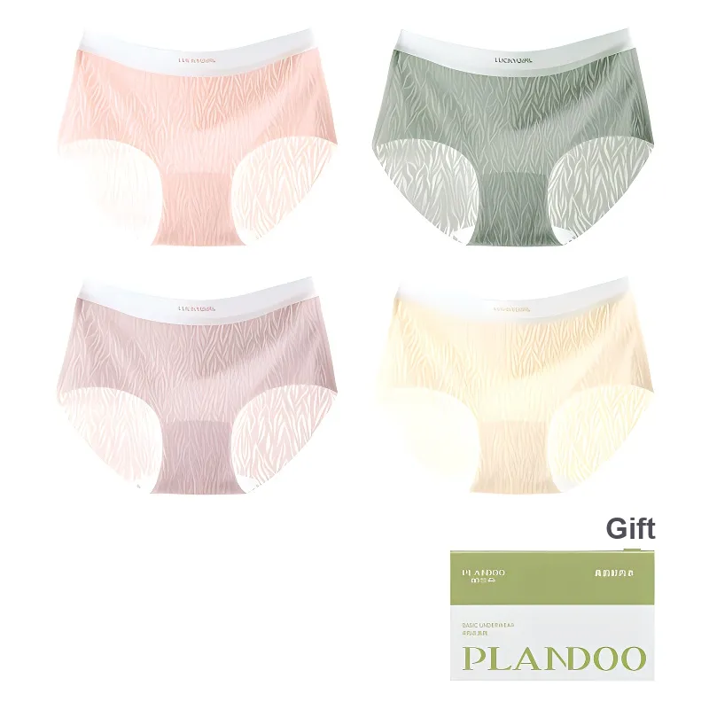 PLANDOO Underpants Women's Shopping Bag 4 Pack-2