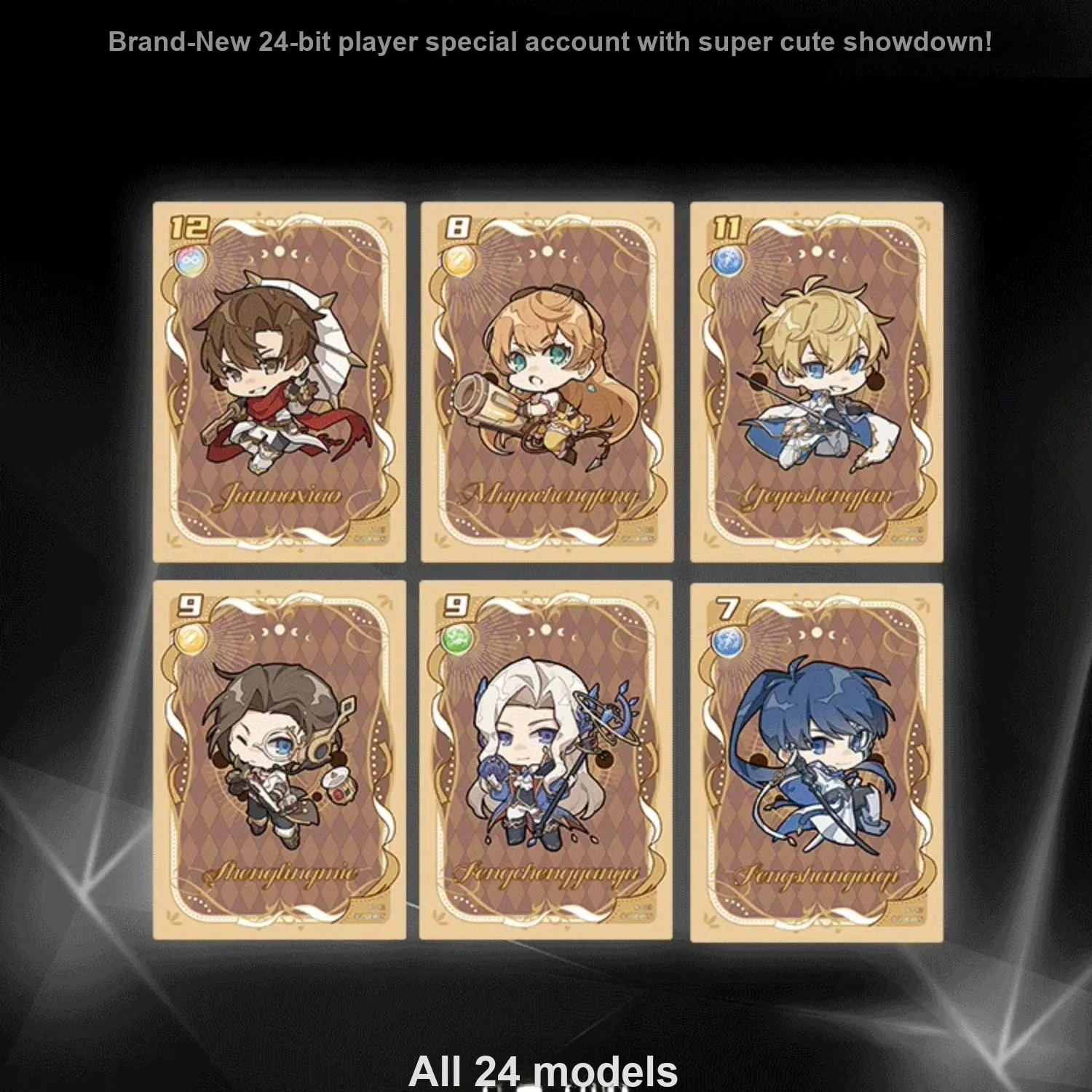 Read Goodies Аватар короля Персонажи All Star Weekend CARNIVAL совместный модель Слава Game Collection Карта