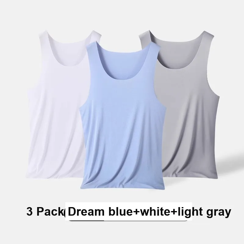 H YXIANG Tank Top Men's Combo Set-15