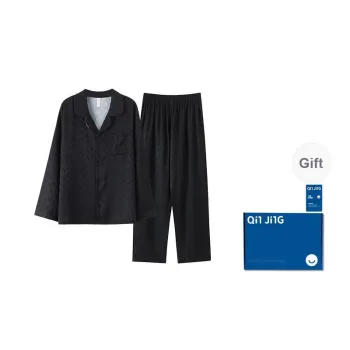 Qin Jing Pajama Set Women's Matte Black