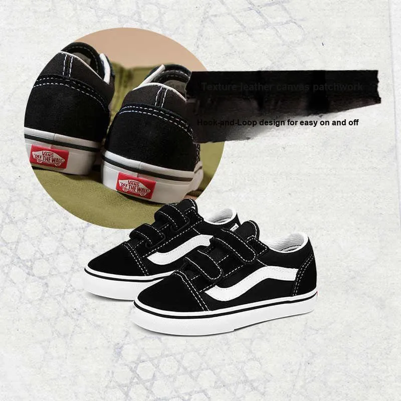 Vans Old Skool V Black White TD-1