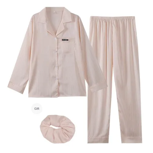 XIAFENYAN Pajama Set Women's Champagne Pink