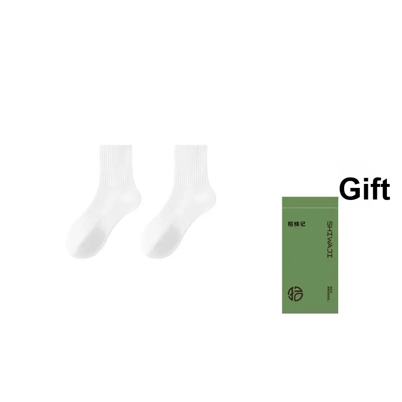 SHIWAJI Mid Calf Socks Unisex 5 Pack-7