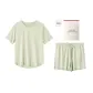 Feng Yin Green-Women's-Short-Sleeved Shorts