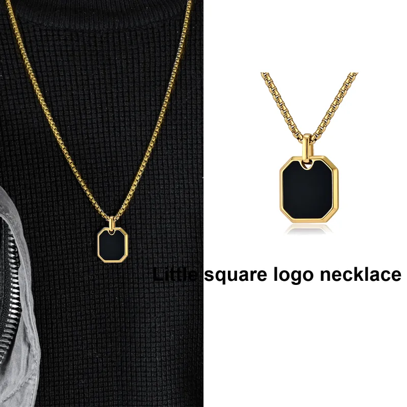 Sanpowa Stainless Steel Necklaces Men's-4