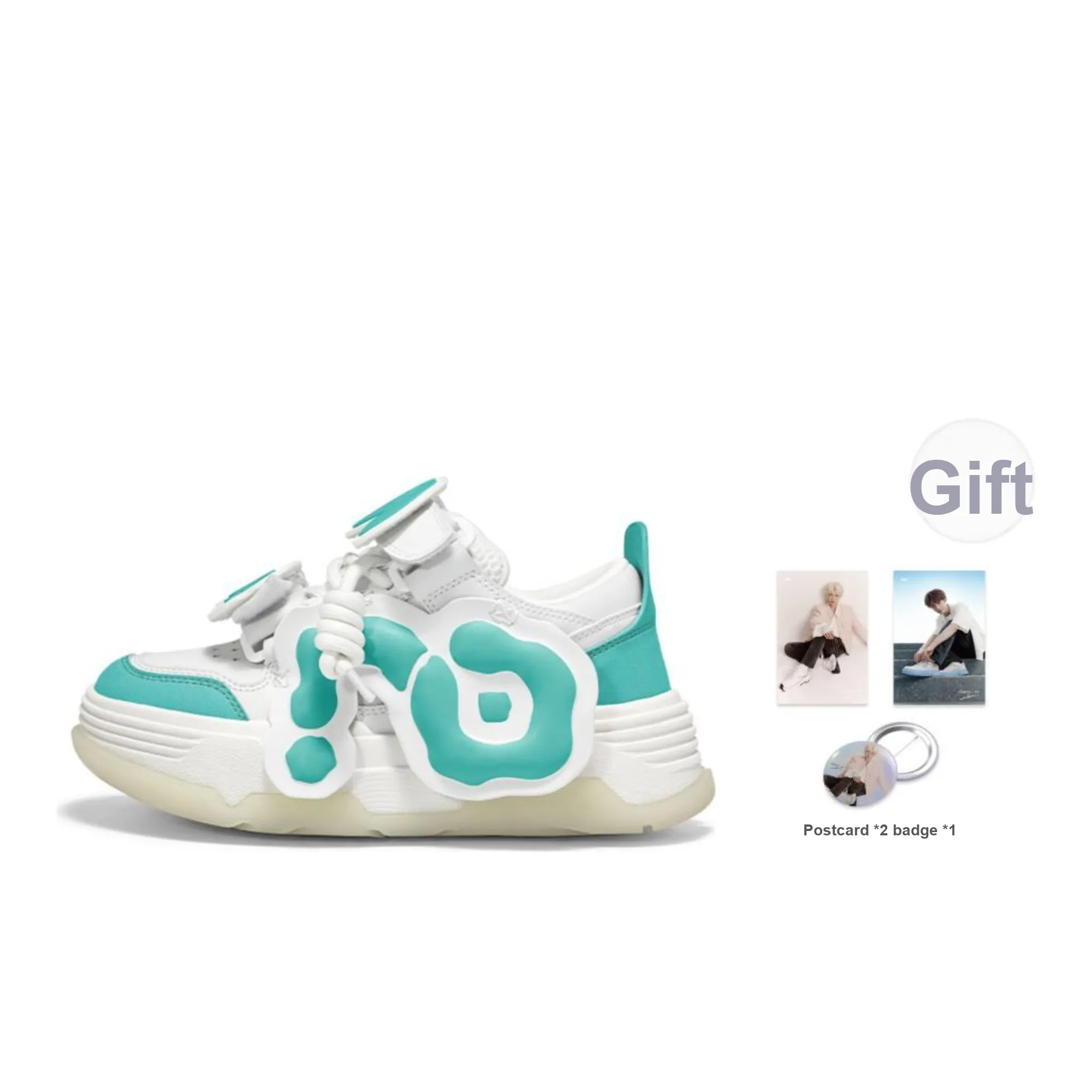 CN Skate Skateboard Shoes Unisex Low Top Tiffany Blue