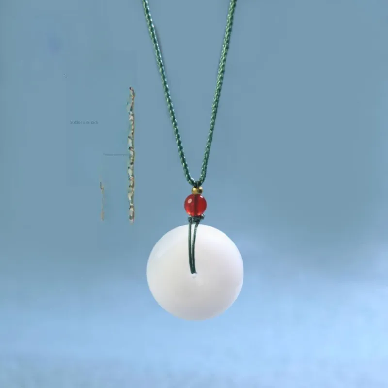 Tokai Family Golden Silk Jade Necklaces Unisex-1