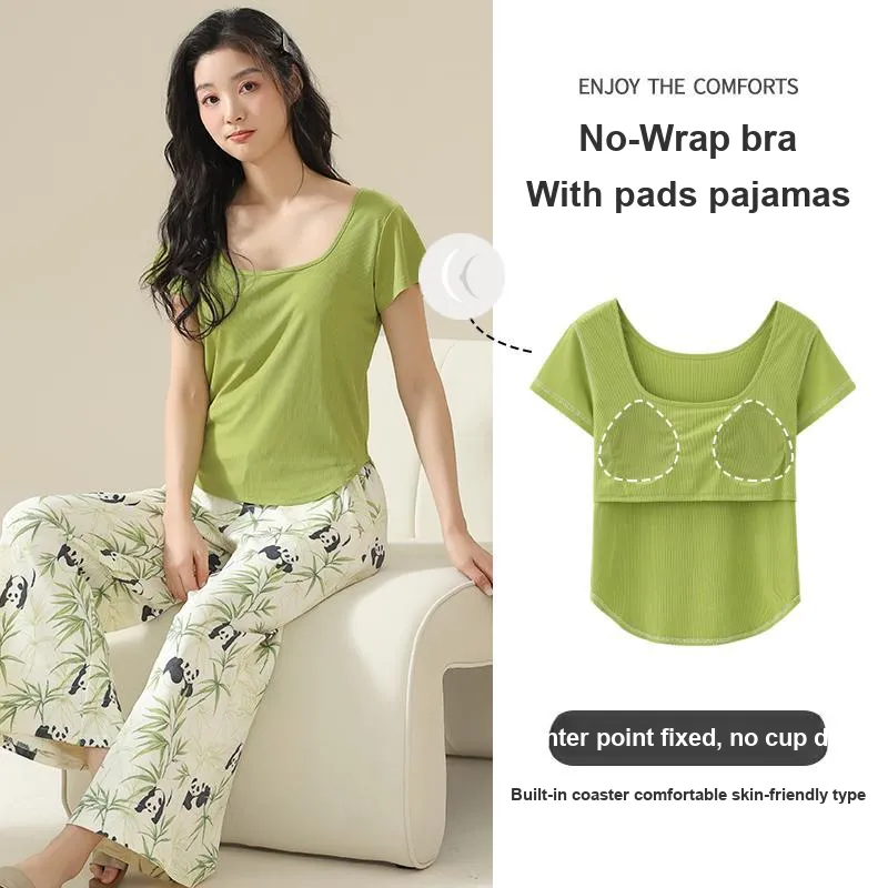 Cotton Gene Pajama Set Women's 2 Pack-1