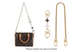 Luxury Care Artisan Workshop Copper Pillow Bag Transformation Bag Chain Shoulder Backpack Bag Strap Women's Gold