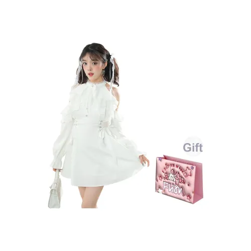 FLIM Длинное платье с длинными рукавами женское