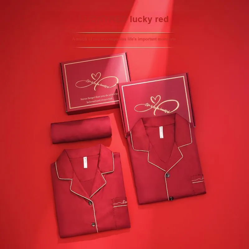 MIIOW Honmei Honmei Series Pajama Set Women's Gift Box Set Red-1