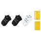 [3 Pack]2 Black+1 White