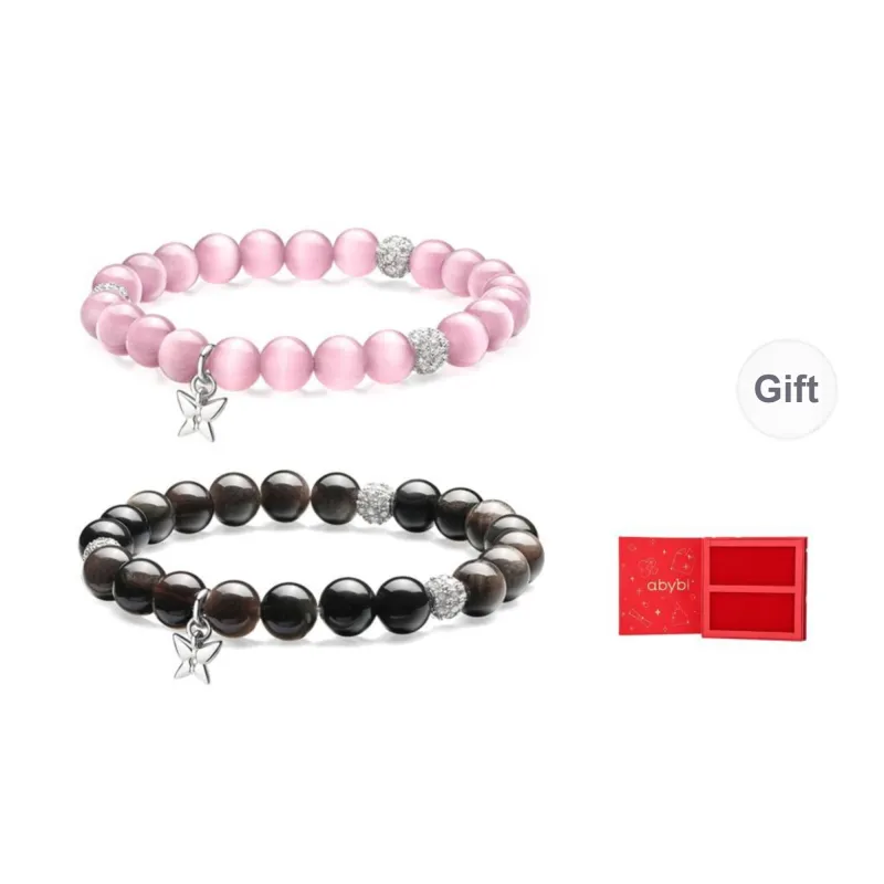 Abyb Charming Obsidian Bracelets Unisex-8