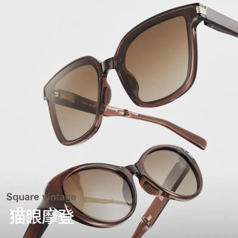 Bananain TR90 Silicone Square Sunglasses Unisex-1
