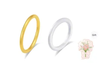 D.K.X Colored Glaze Rings Unisex