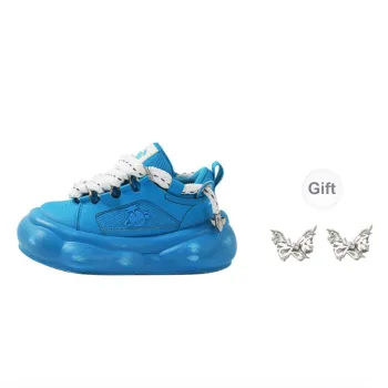 OmniPlanet Cushioning Balance Lightweight Height Increasing Low Top Casual Shoes Unisex Blue