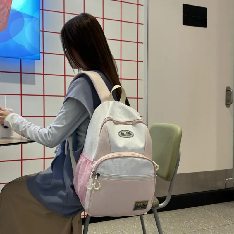 GEERDUN Nylon Backpack Unisex Multicolor-3