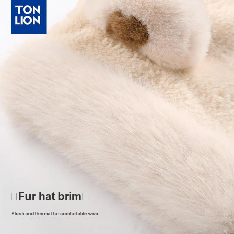 Tonlion Polyester Hoods & Plush Hats Unisex-6