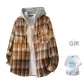 Yellow Plaid+White T-Shirt
