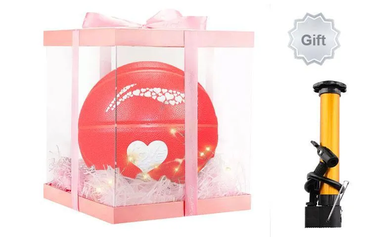 LiNing Couple Collection PU Basketball Red Size 7 Training Match Unisex-1